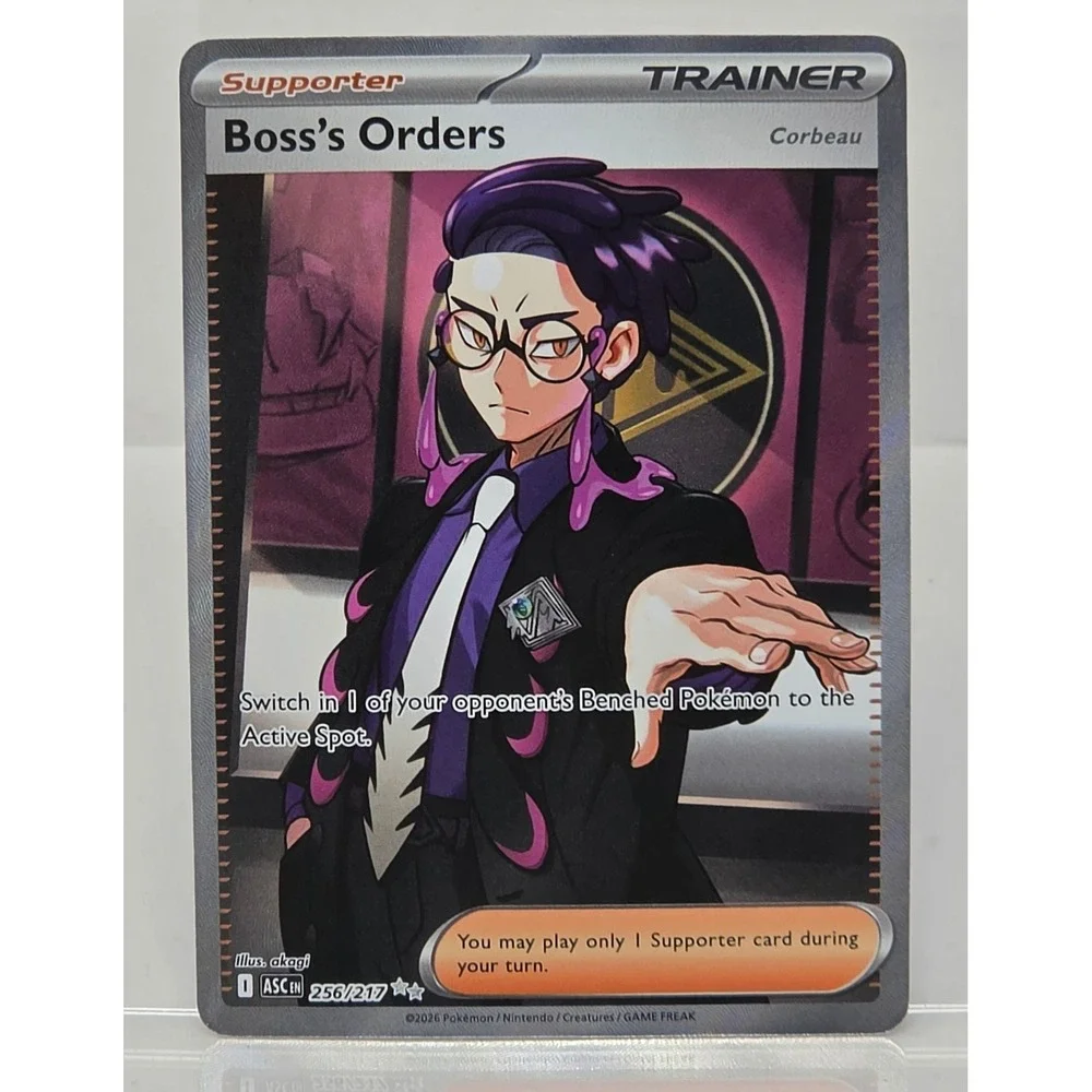 Pokemon Boss's Orders Ascending Heroes 256/217 Ultra Rare Card